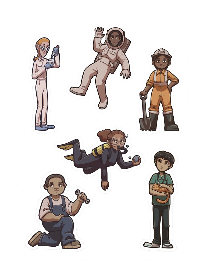 Class of Professionals - Sticker Sheet #1 product image (1)