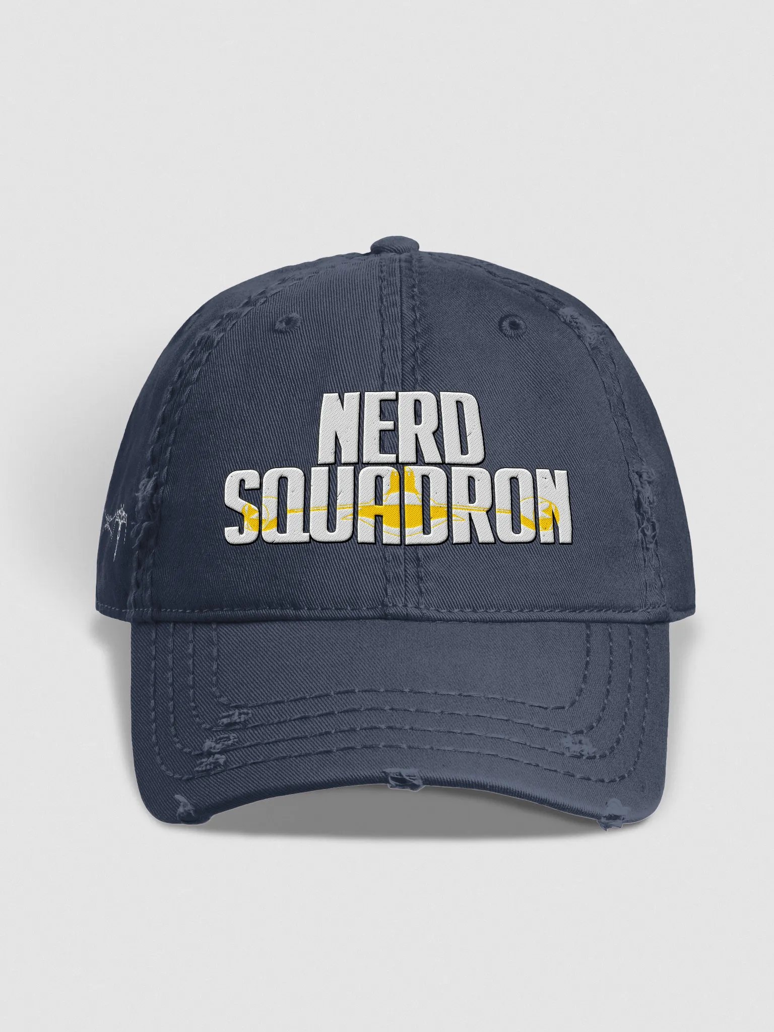 Nerd Squadron Distressed Dad Hat(N1 Starfighter) product image (4)