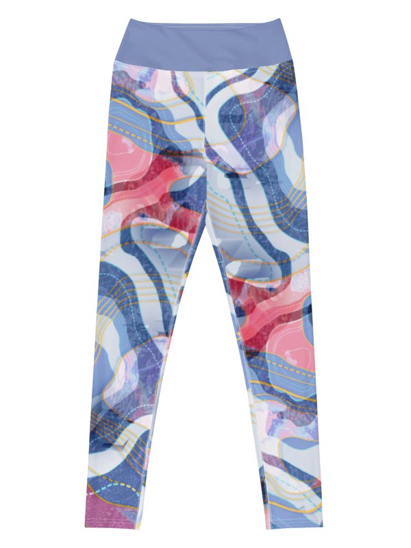 Tectonic map-Yoga Leggings product image (3)