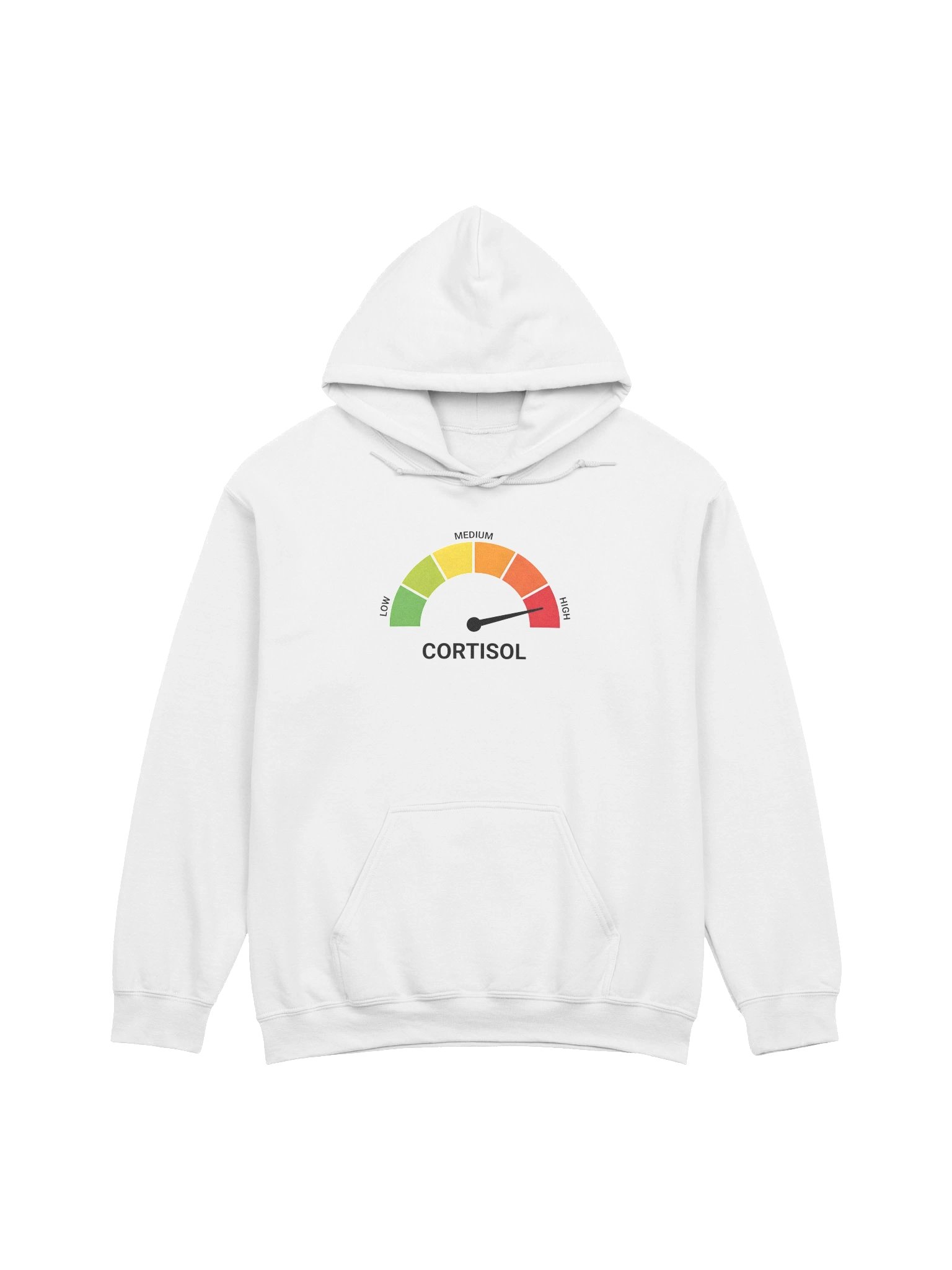 High Cortisol Hoodie White product image (1)