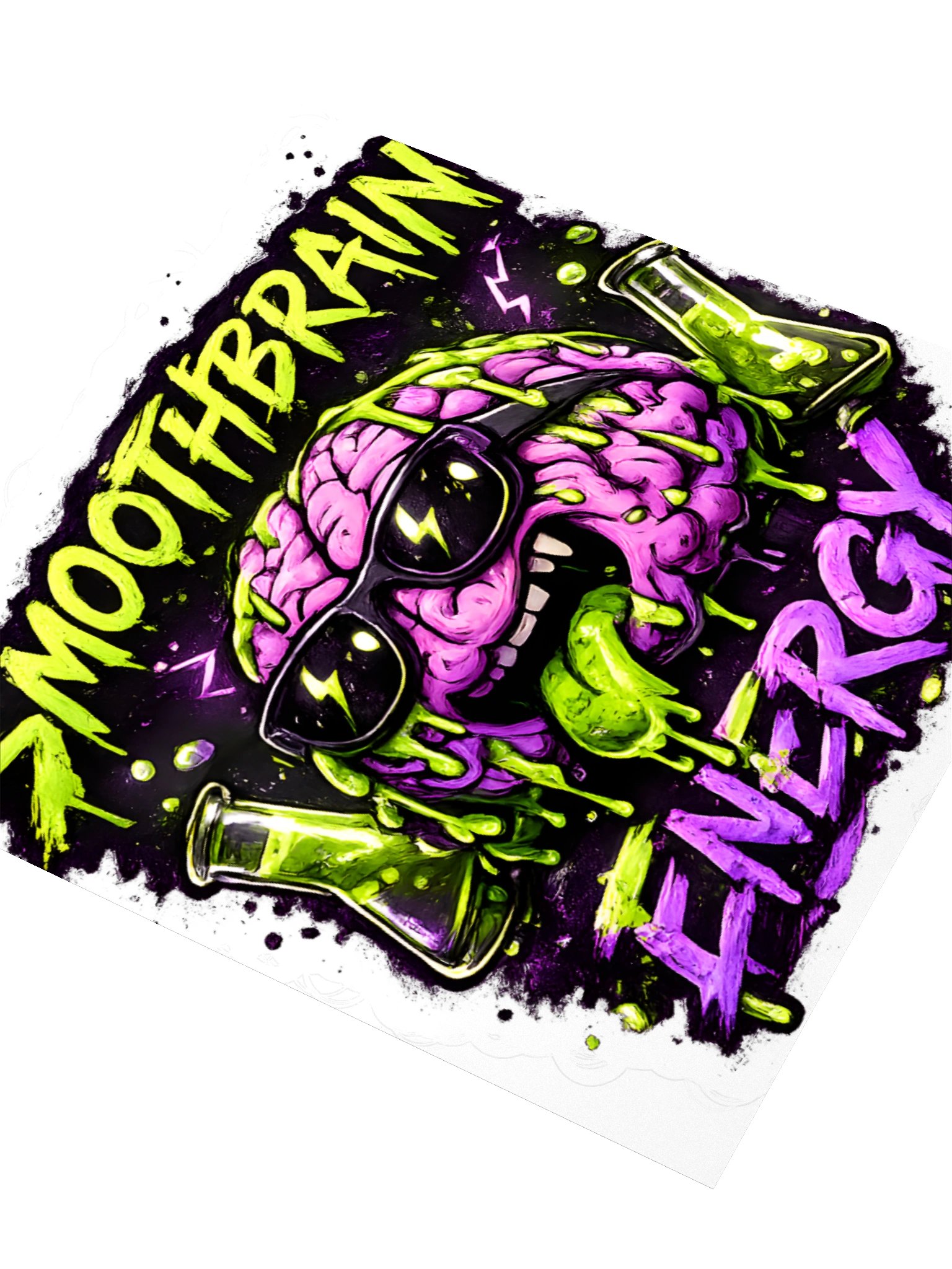 SMOOTHBRAIN ENERGY — Kiss-Cut Sticker product image (9)