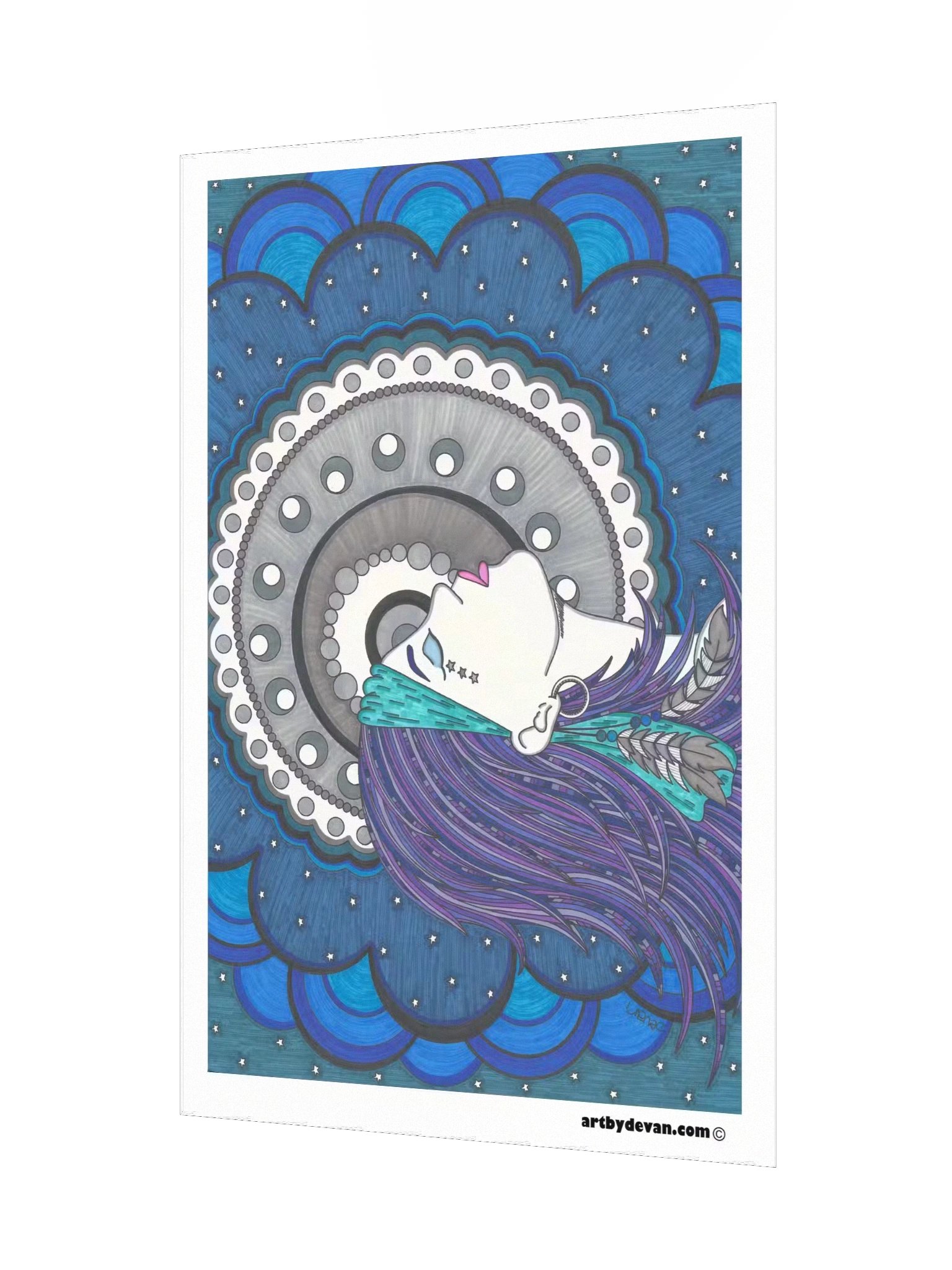 Art Print: Madame Moon product image (3)