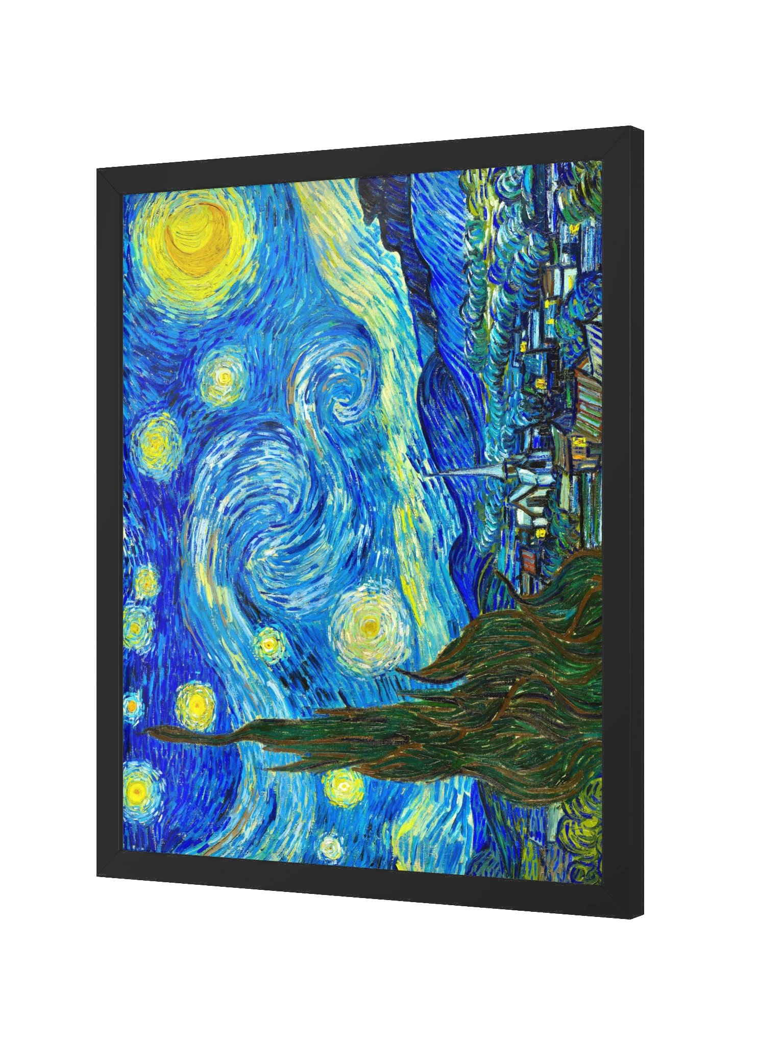 The Starry Night — Large Framed Matte Poster product image (6)