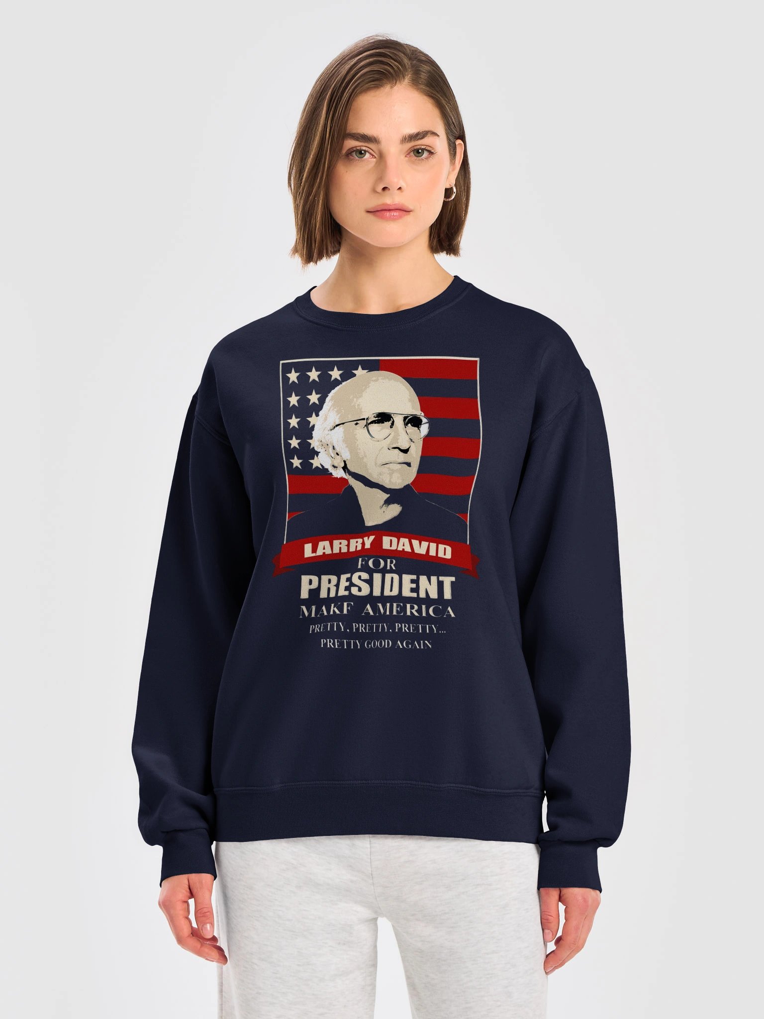 Larry David For President Sweatshirt product image (5)