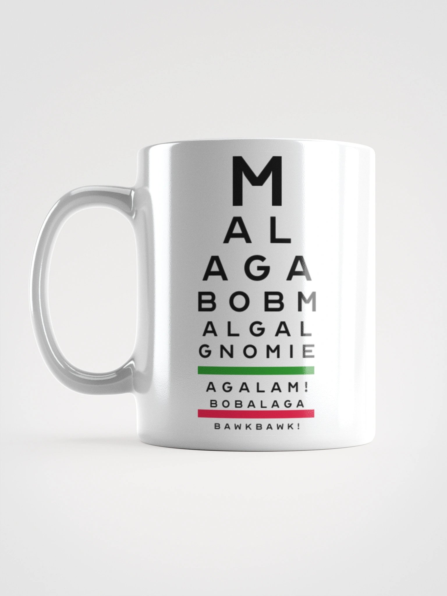Malaga Eye Chart mug product image (1)