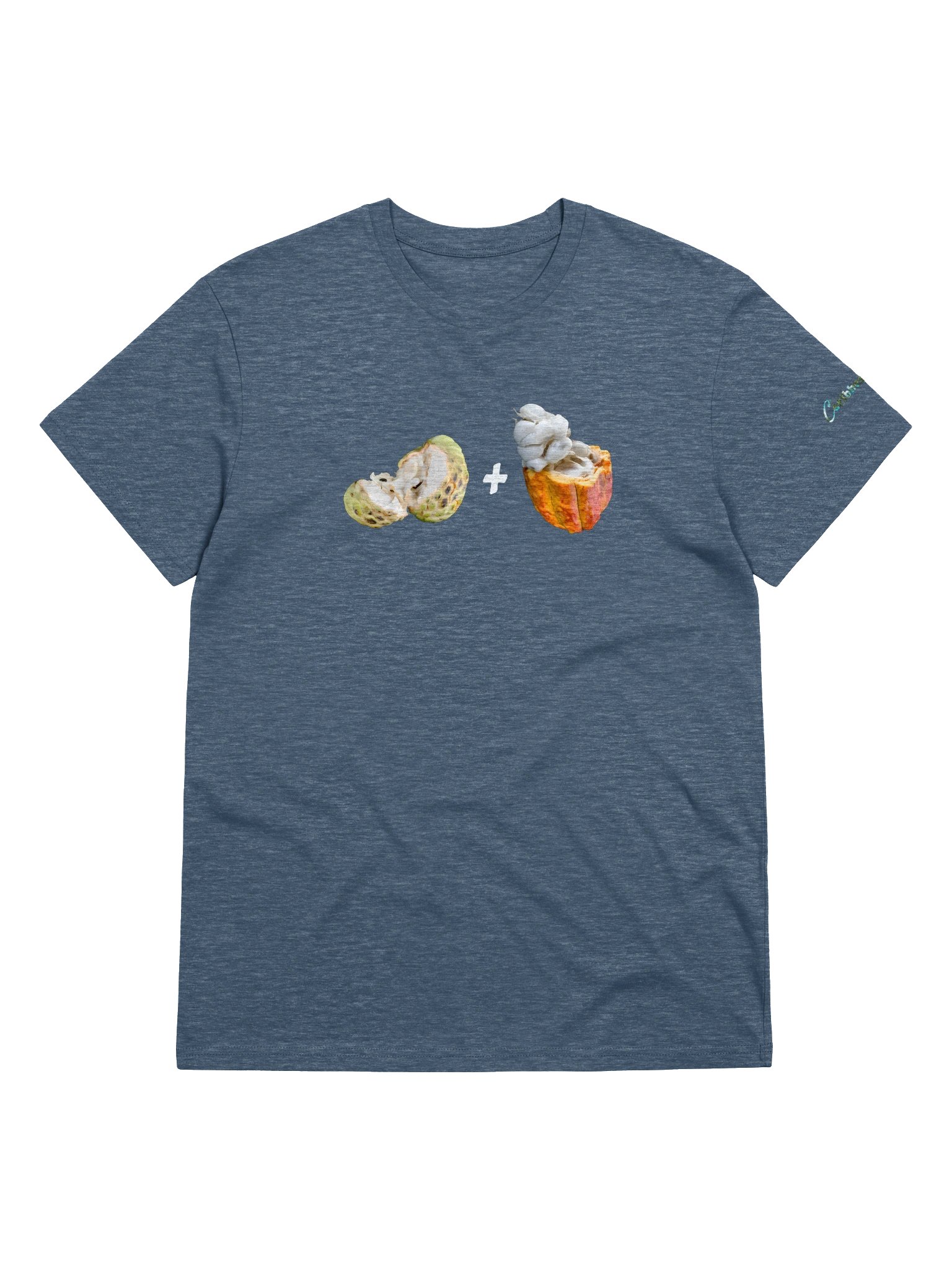 Caribbean Apples - Sugar Apple + CoCao West Indies - Minimal - Organic Cotton T-Shirt product image (61)