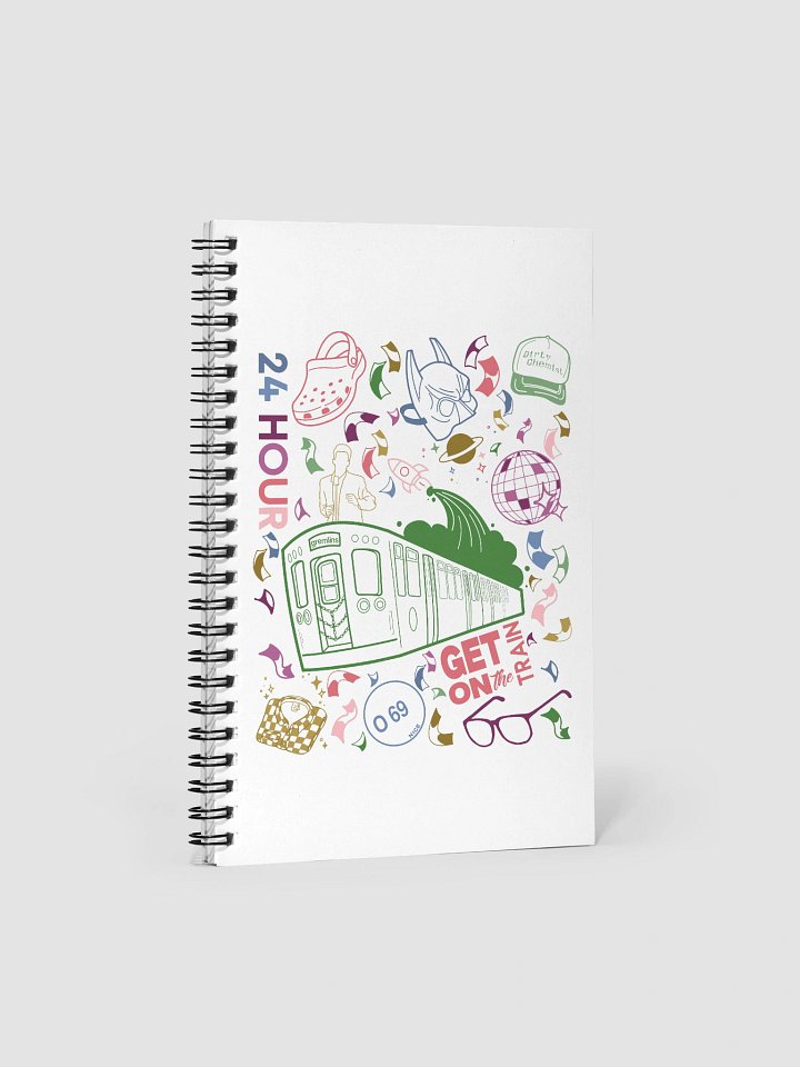 24hr Train Spiral Notebook product image (1)
