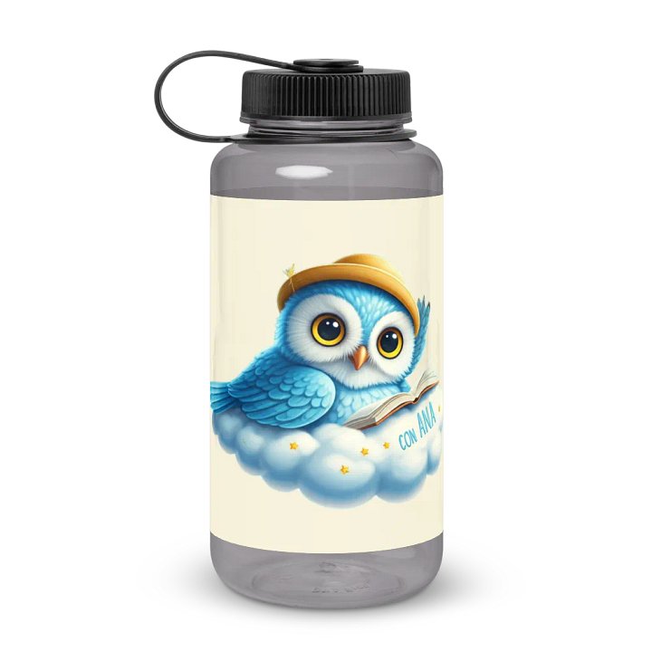 Whimsical Owl Wide Mouth Water Bottle product image (1)