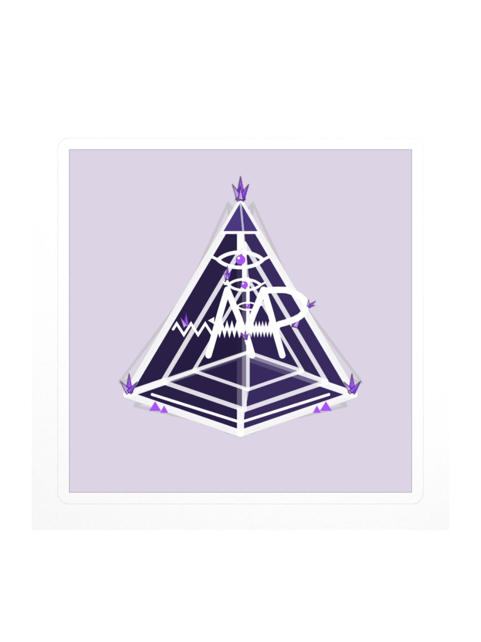 Mt. AMP 7D Pyramid — Block Sticker product image (1)