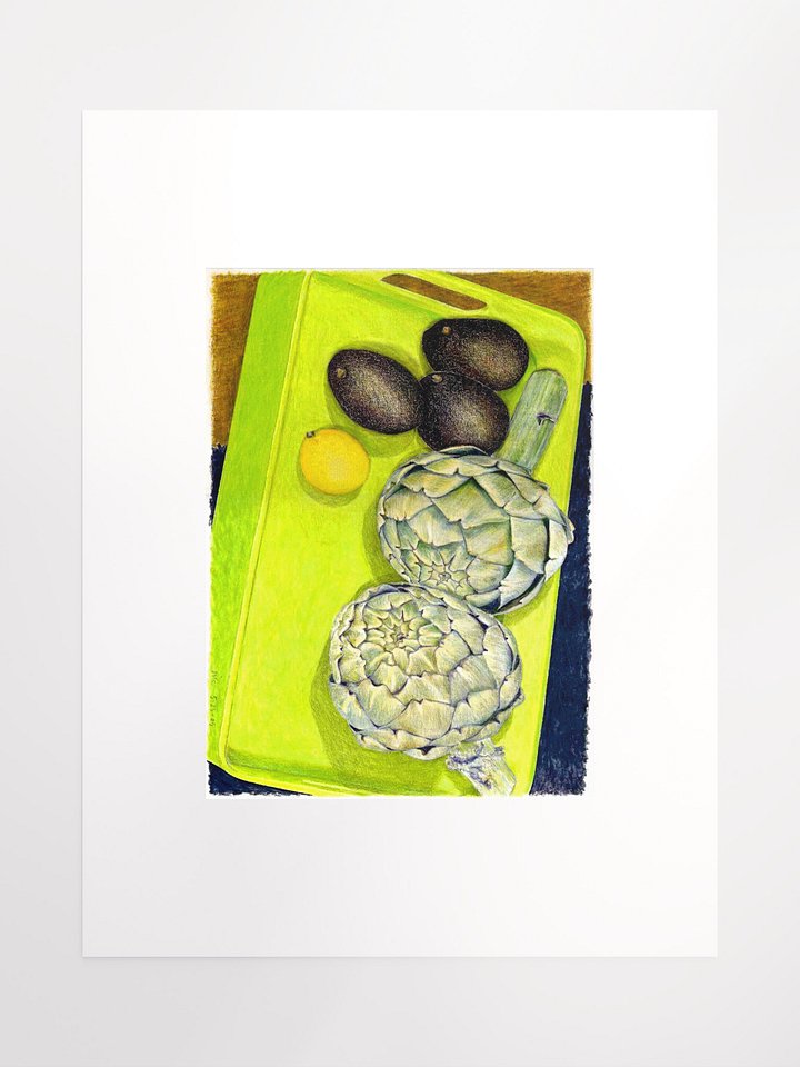 Artichokes, Avocados & Lemon 05.25.05 print product image (2)