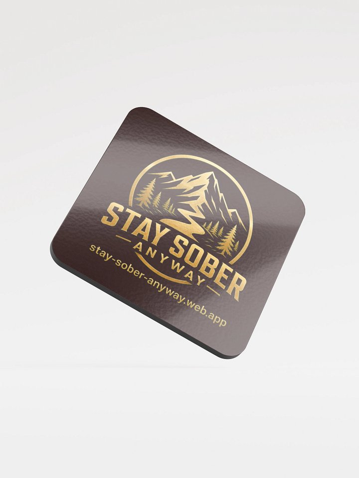 Coffee Coaster Black Gold Logo product image (1)