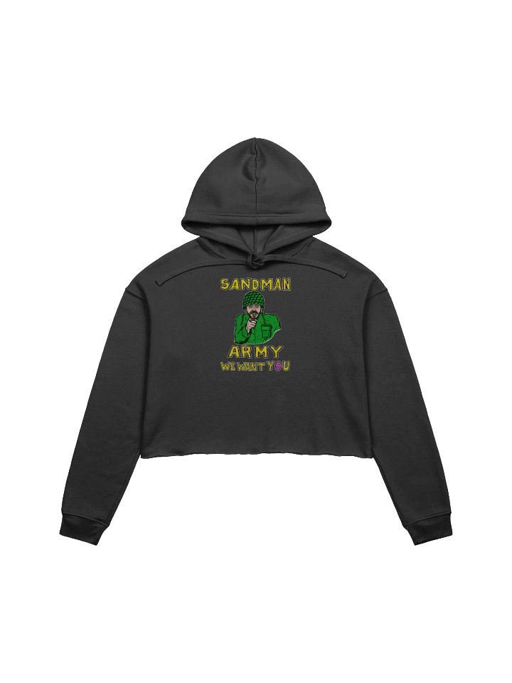 Sandman Army Crop Hoodie product image (1)