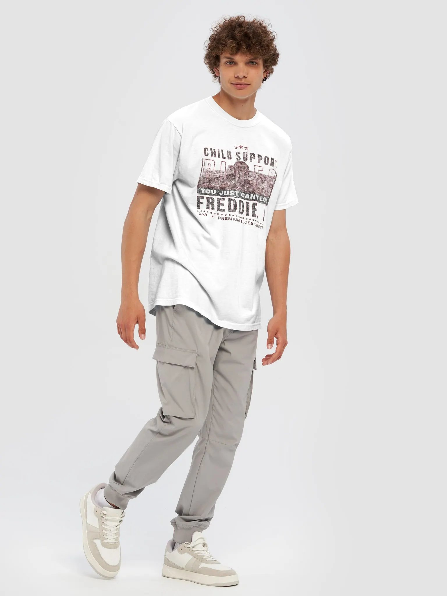 Official Freddie B. Child Support Blues Tee (Faded Blues Edition) product image (97)