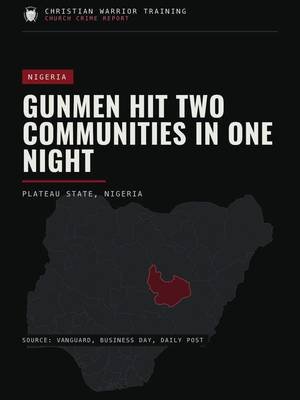 More violence against Christian communities in Plateau State, Nigeria. Armed men targeted two communities overnight, with multiple lives lost and a pastor and church members among those attacked. Reports are still conflicting on the pastor’s condition. Please continue praying for Christians in Nigeria and for those living under the constant threat of violence.