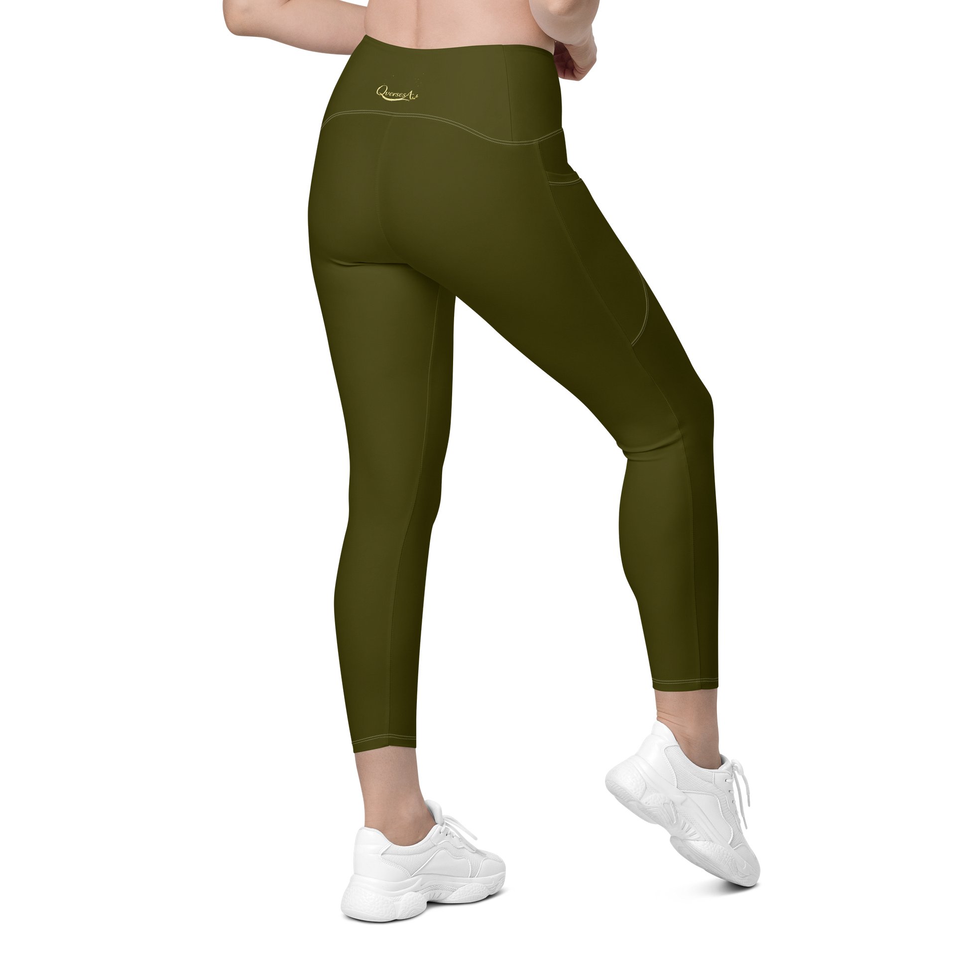 Green Leggings with Pockets product image (8)