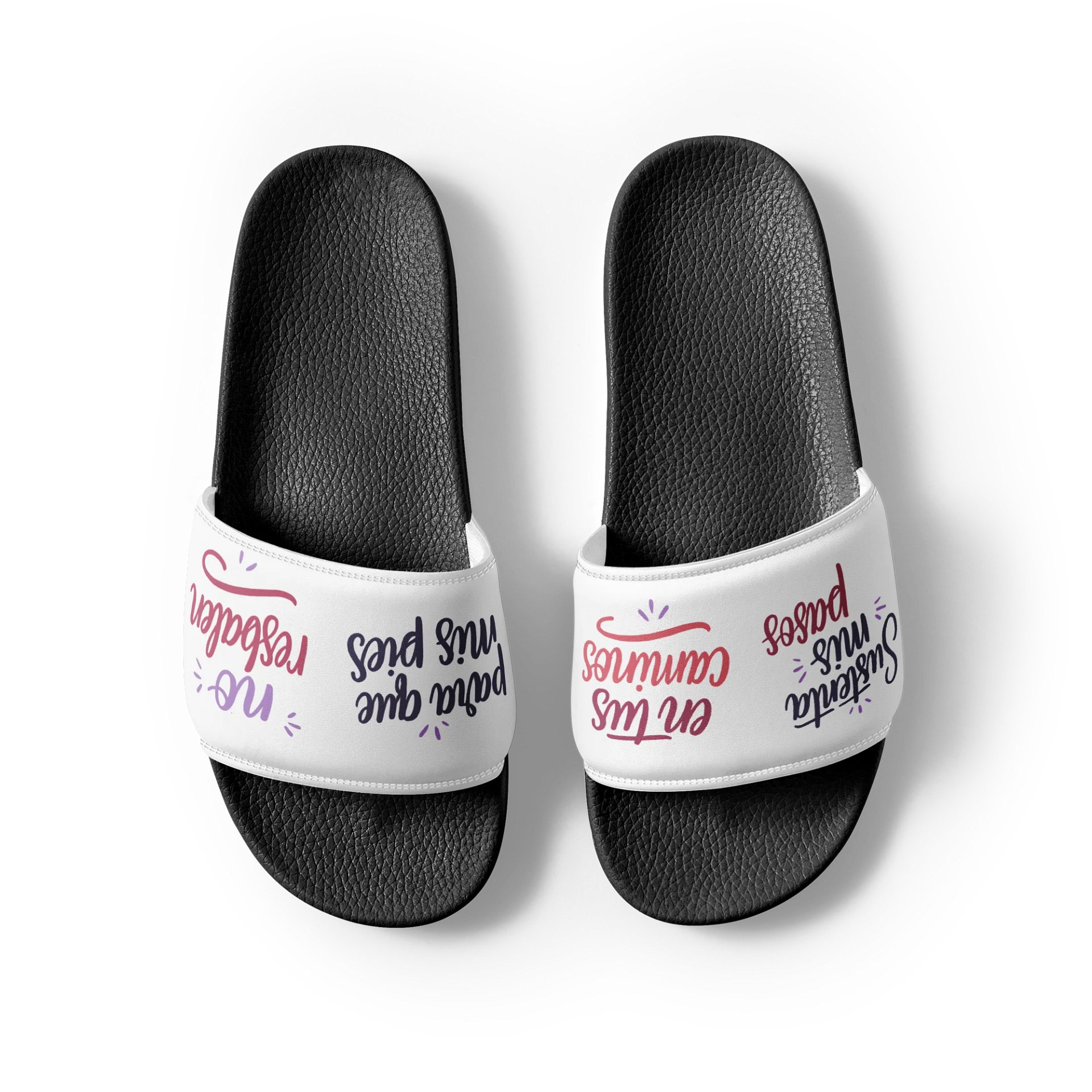 Men’s Slides — “Sustenta mis pasos” (Psalm 17:5, Spanish) product image (4)