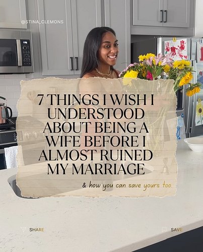 Sometimes saving your marriage starts with being willing to look at yourself. 🤎

I created the My Man 30-Day Challenge to hel...