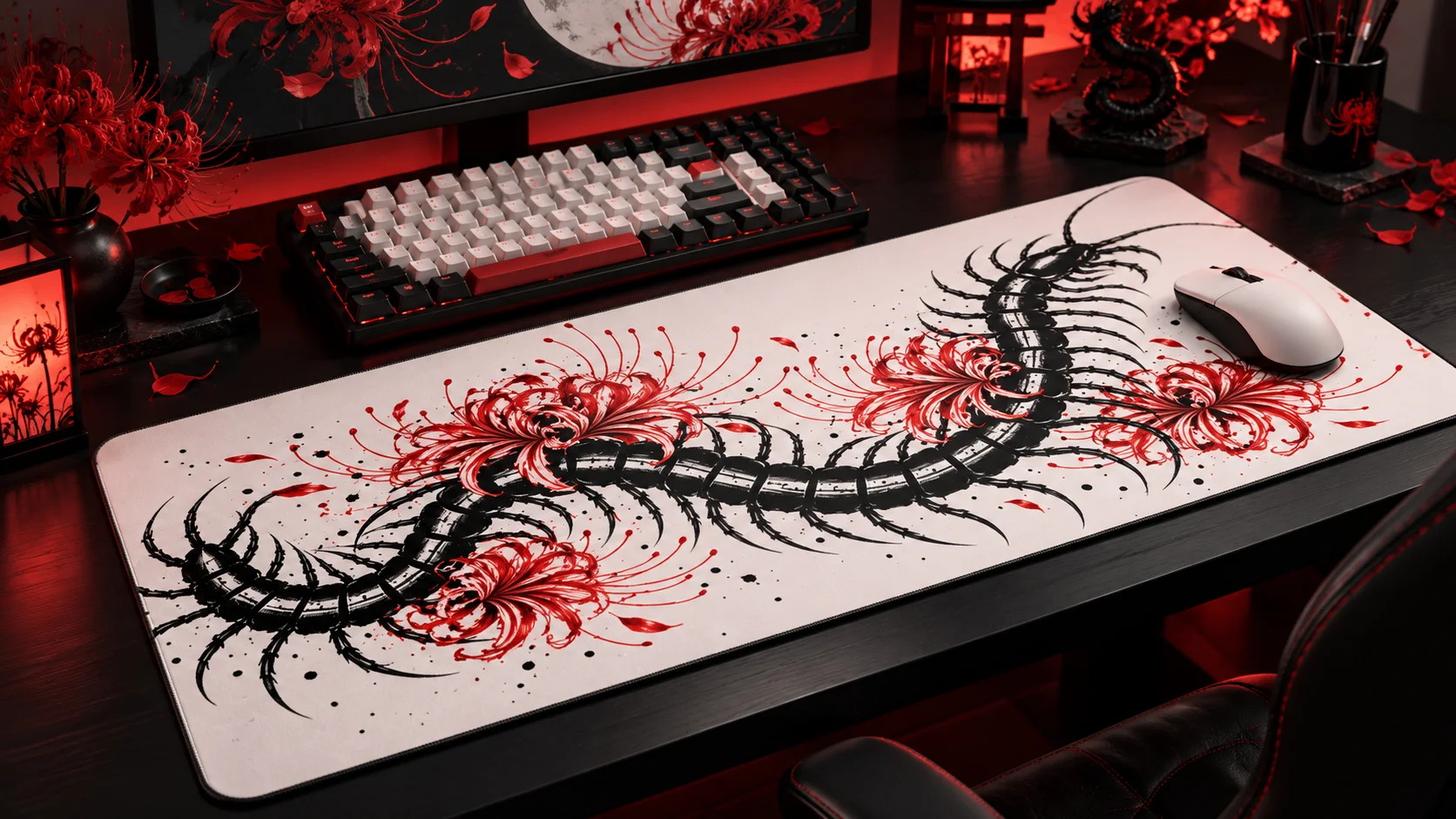 Crimson Crawl | OniDeskt XL Desk Mat product image (2)