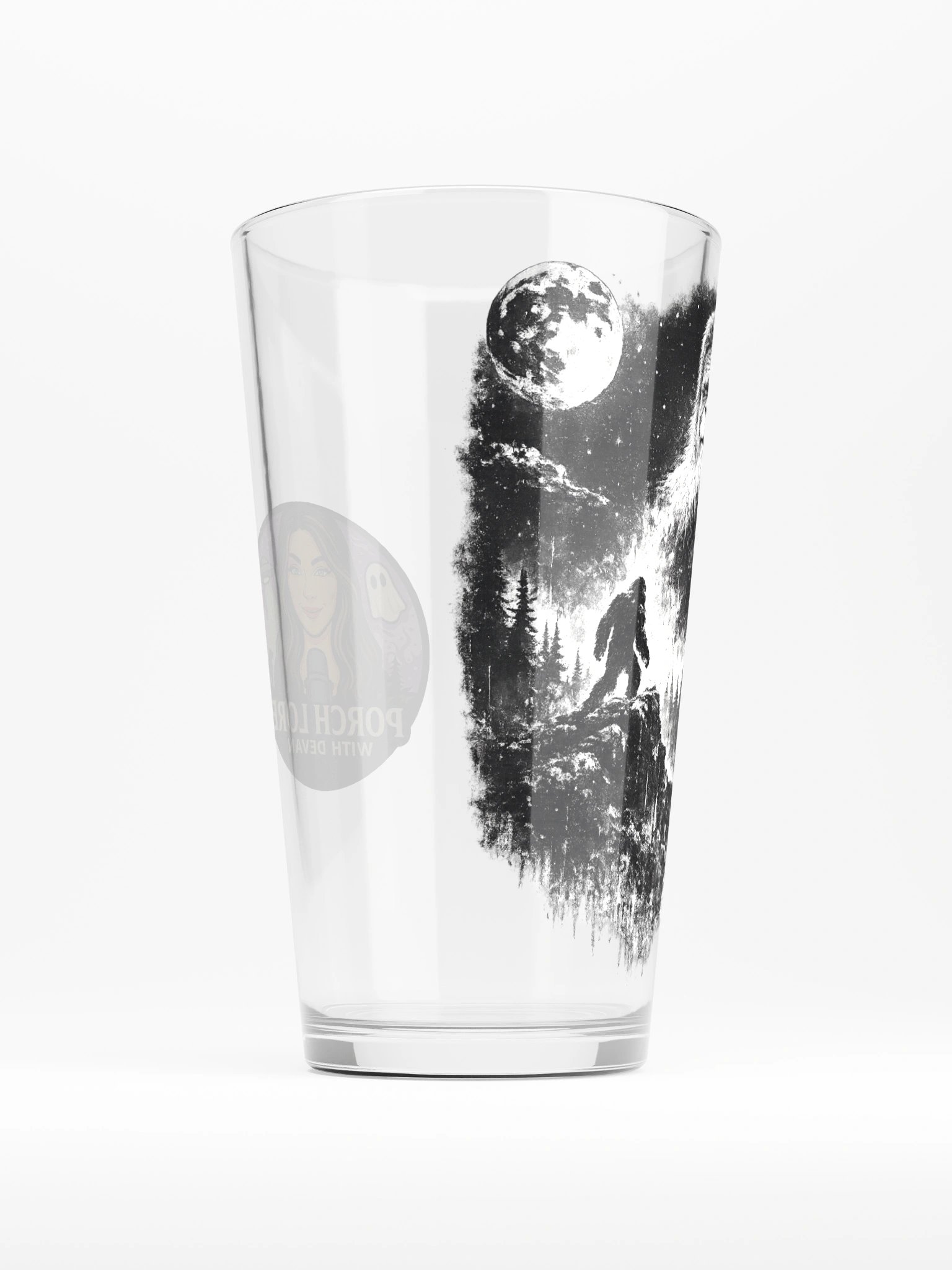 SENTIMENTAL SASQUATCH SHAKER PINT GLASS 16oz product image (2)