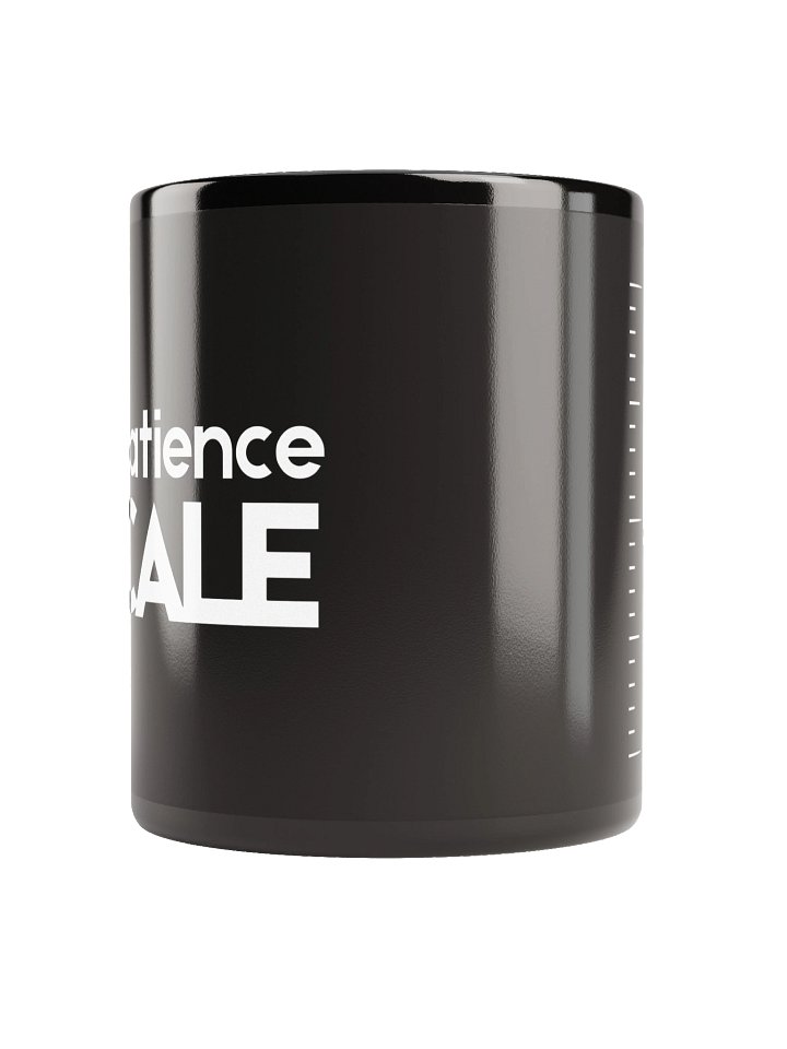 Patience Scale Mug - Minimalist Teacher Humour - Classroom Gift product image (2)