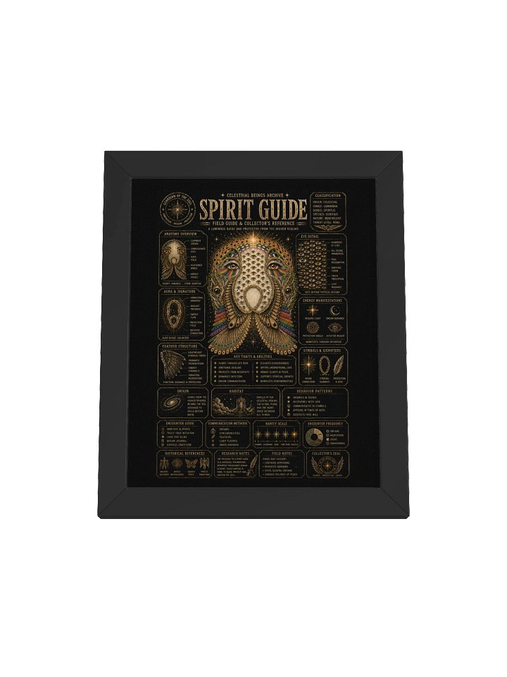 Spirit Guide Field Guide & Collector's Reference Poster product image (1)