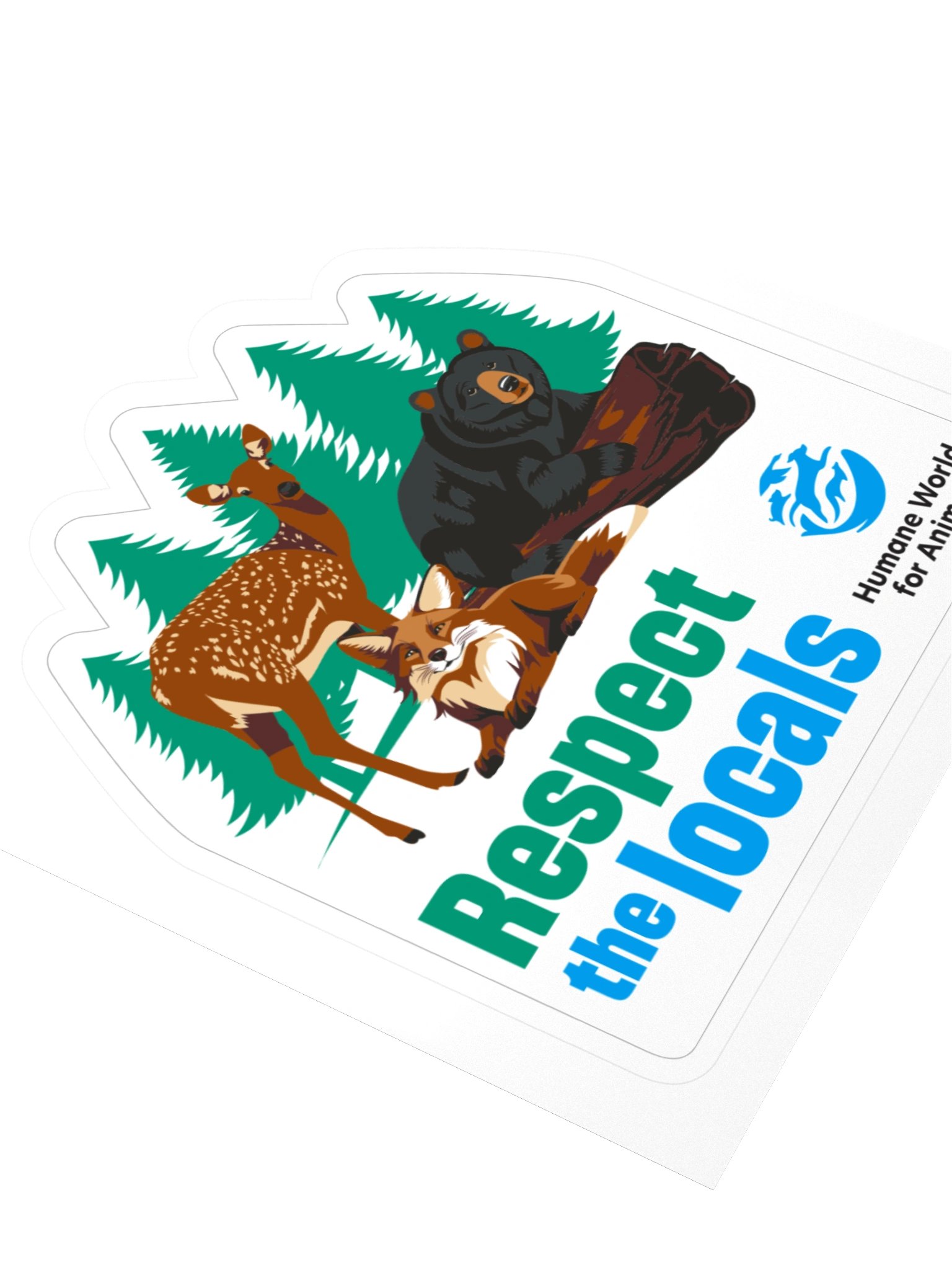 Respect the locals - Sticker product image (4)