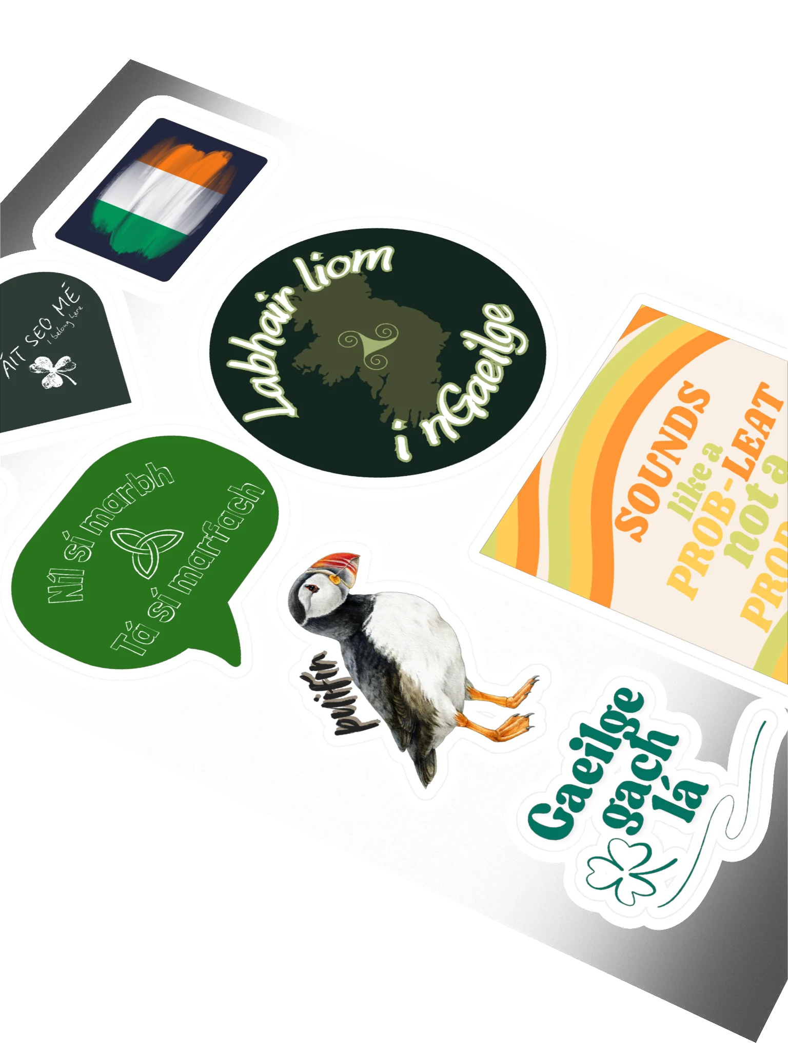Gaeilge Immersion Starter Pack Sticker Sheet product image (2)