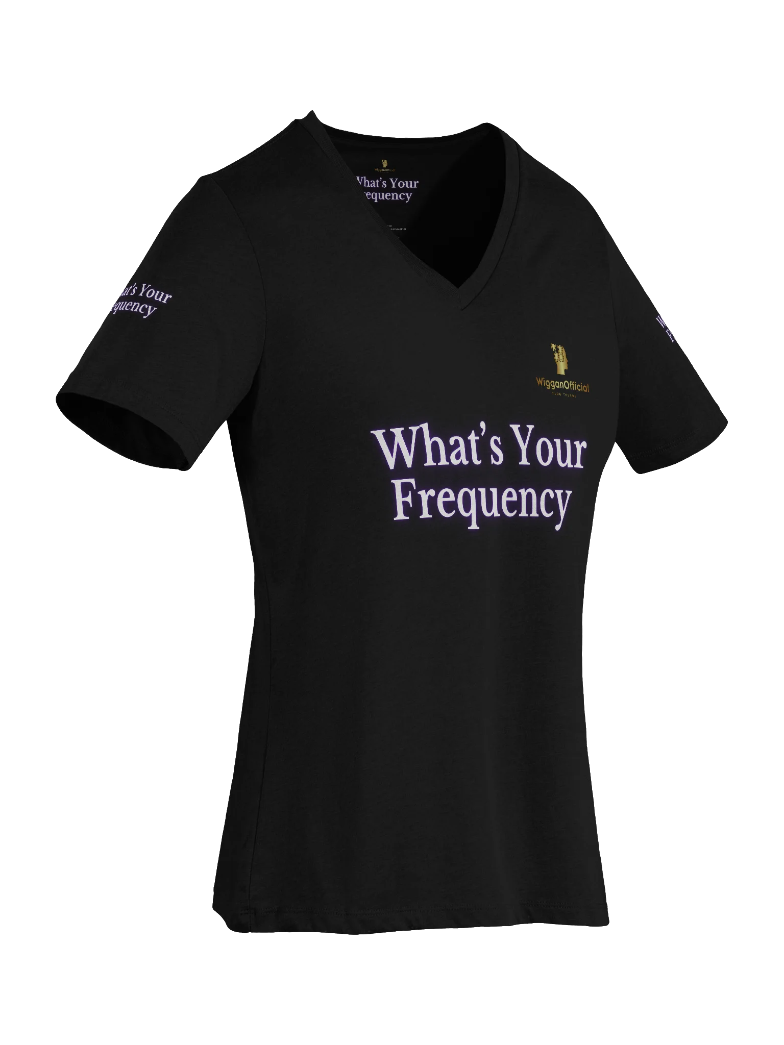 WigganOfficial Frequency Women's Relaxed V-Neck T-Shirt product image (7)