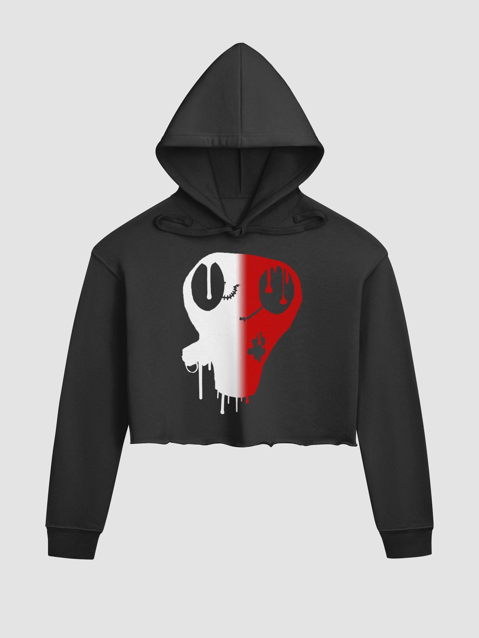 Duality Hooded Crop Top product image (5)