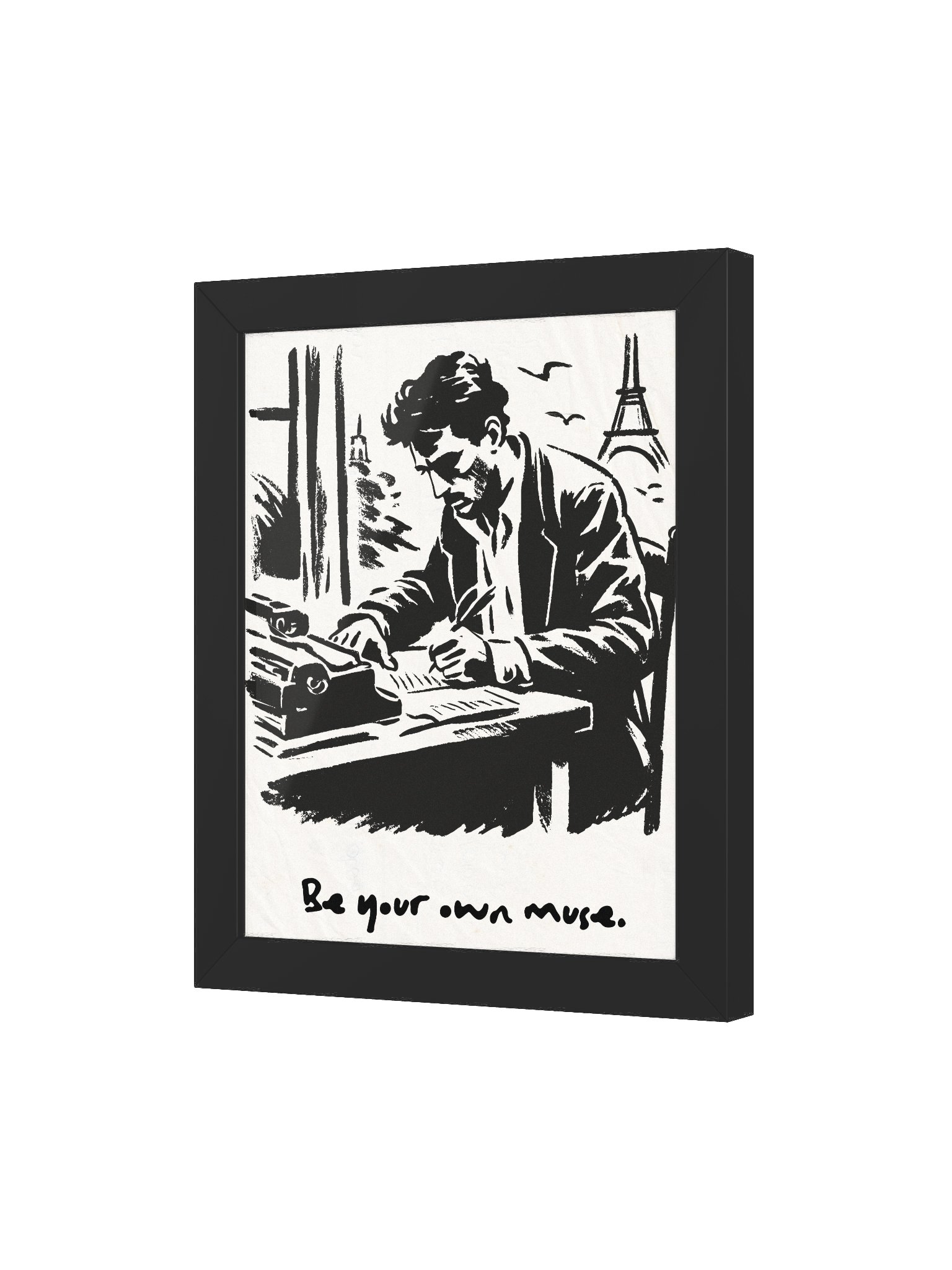 Be Your Own Muse Framed Paris Poster product image (14)