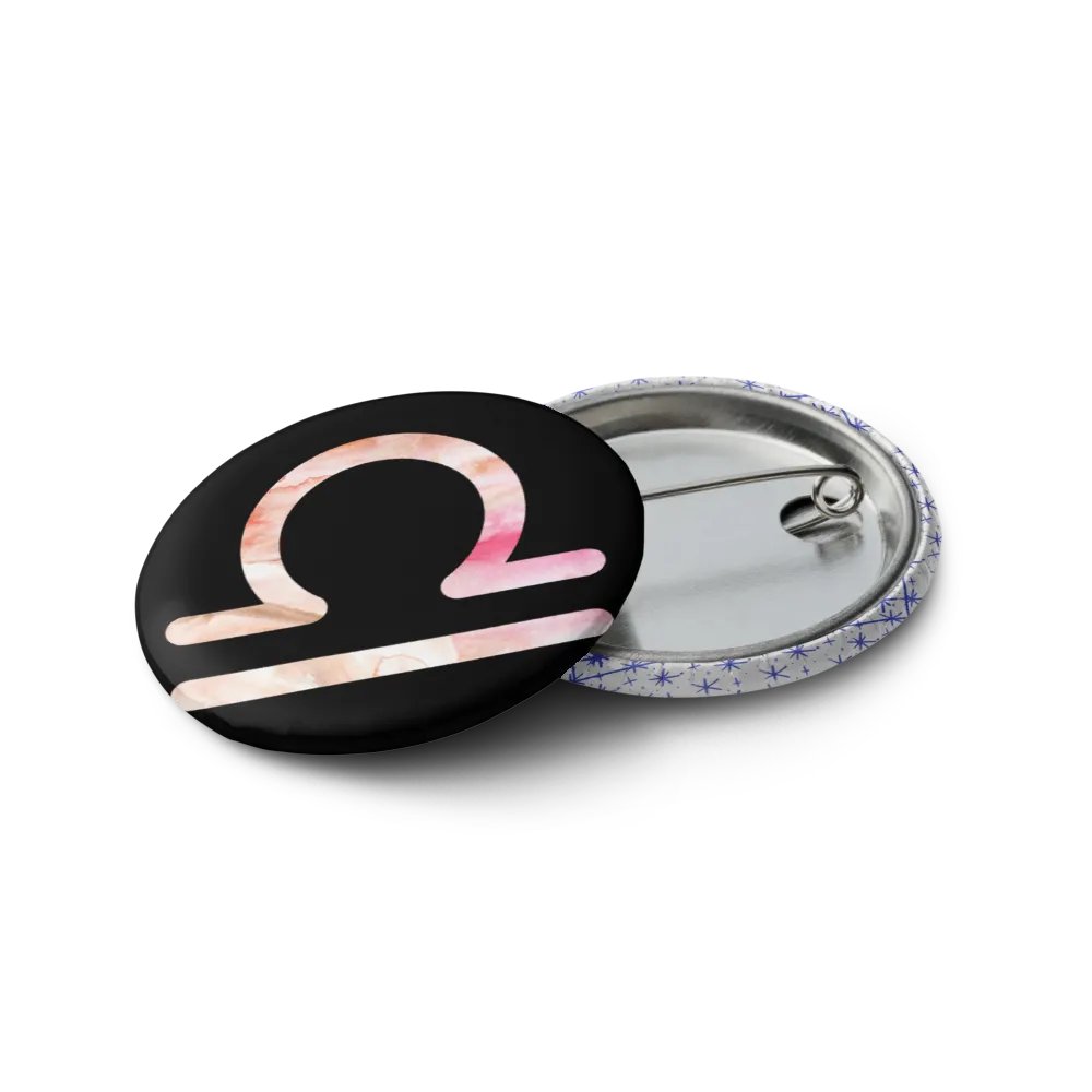 Libra Constellation Pin Buttons product image (12)