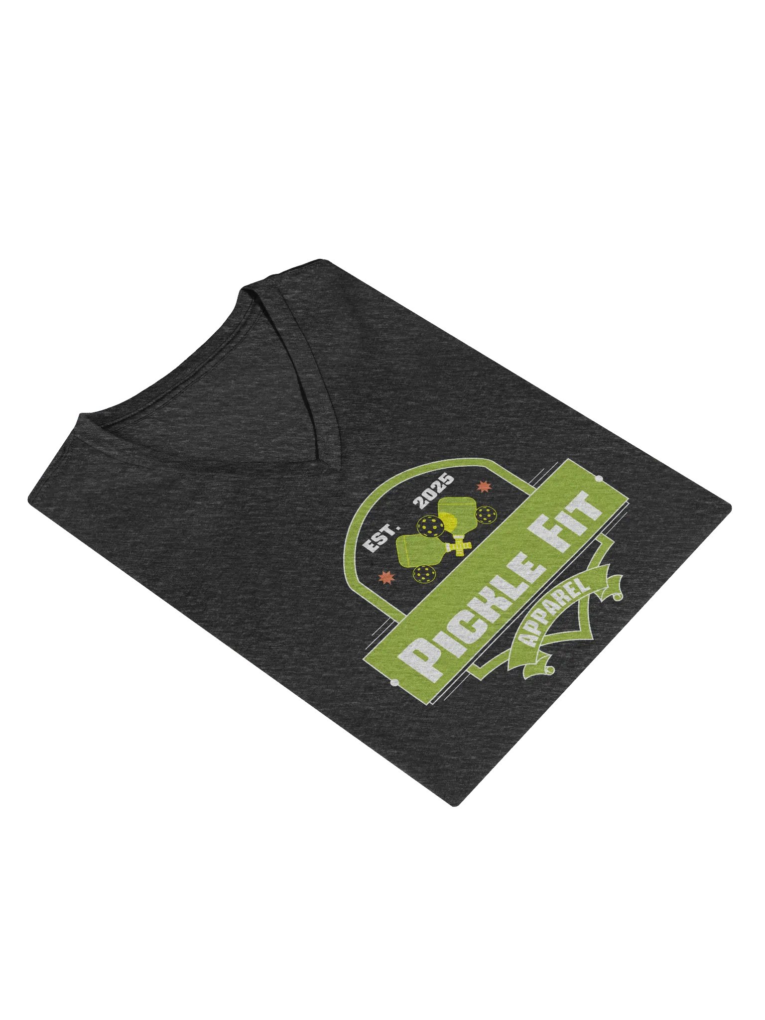 Pickle Fit Green Logo V-Neck Tee Womens product image (4)