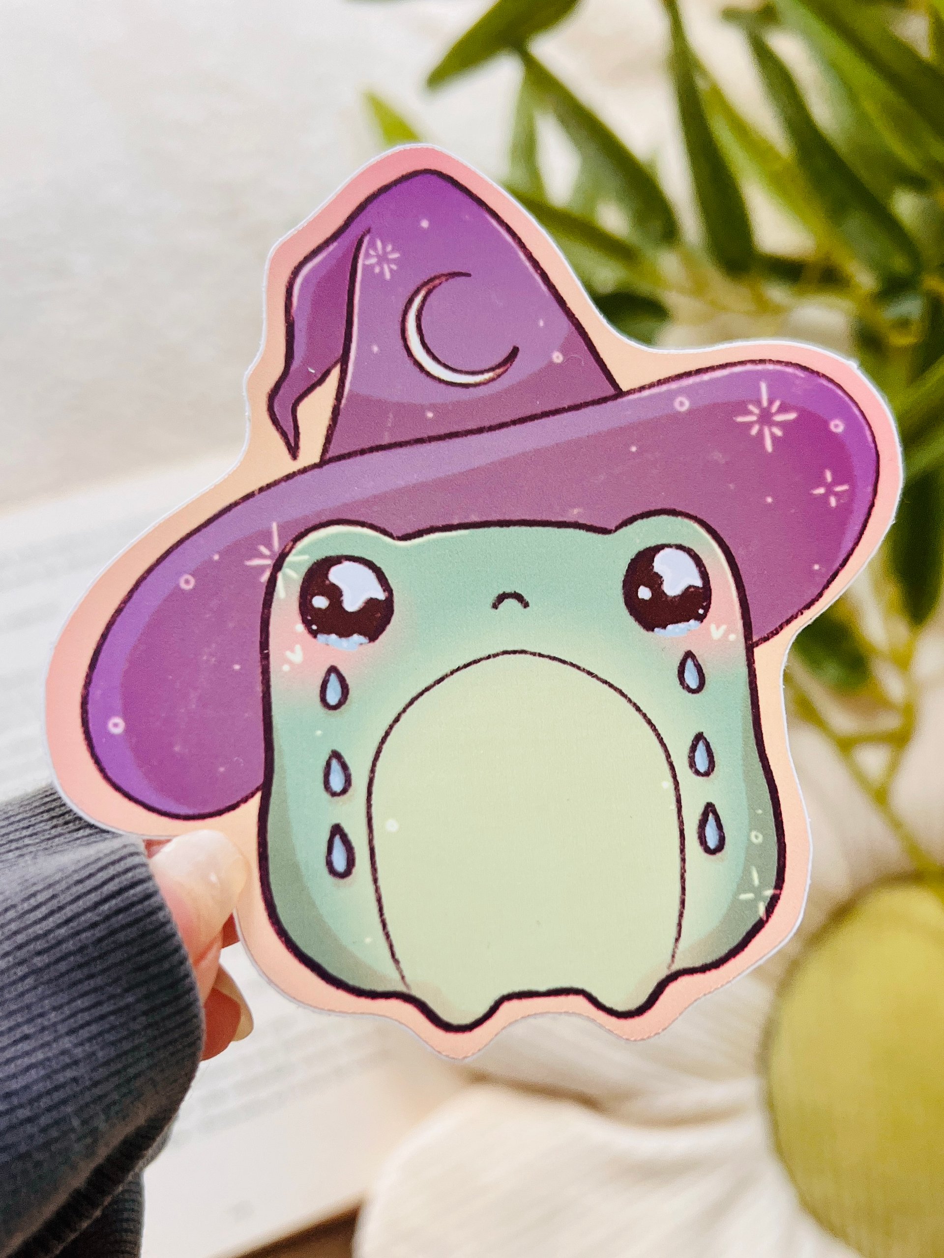 Its Okay To Cry Frog Wizard Sticker product image (3)