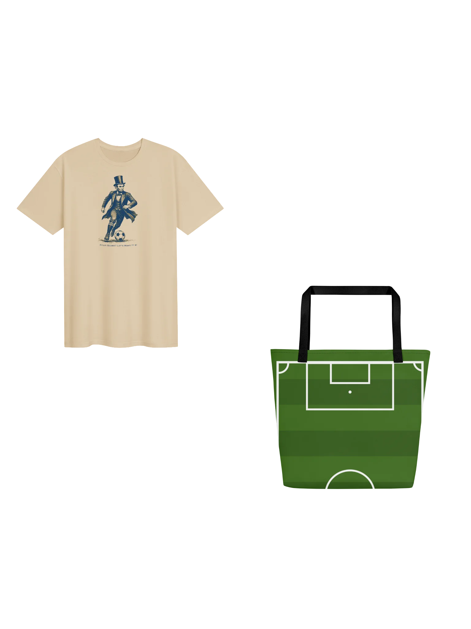 Lincoln and Soccer Field Tote Bundle product image (1)