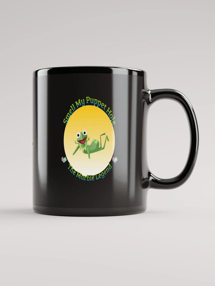 SMELL MY PUPPET HOLE BLACK MUGS product image (2)