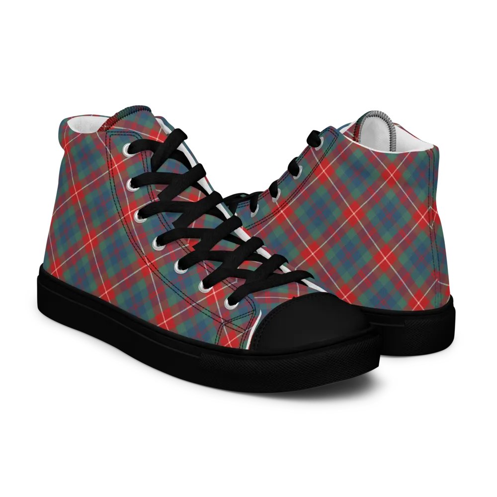 Fraser Ancient Tartan Men's High Top Shoes product image (7)