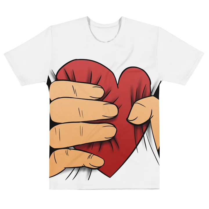 Big Heart Squeeze (white shirt / white skin tone) product image (1)