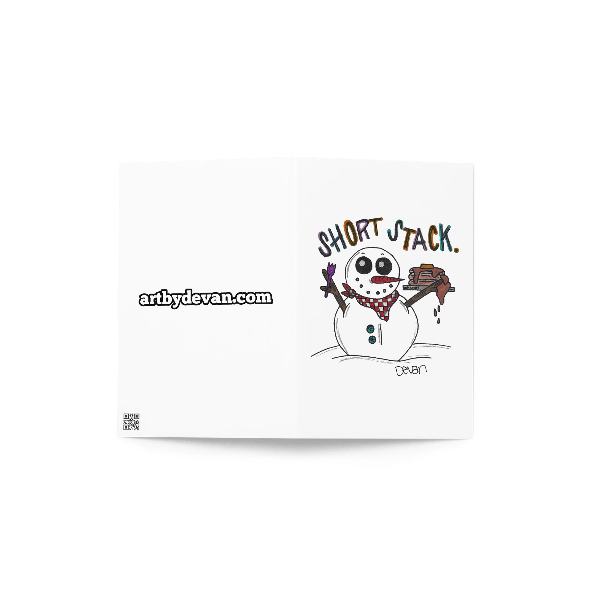 Snow Peeps: Short Stack Card product image (2)