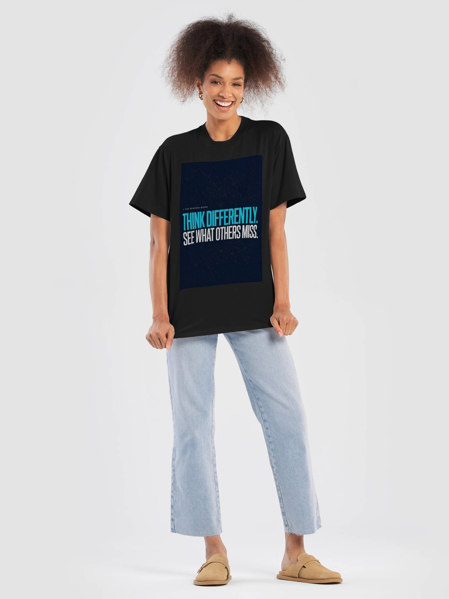 Think Differently Rewired Minds Tee product image (7)