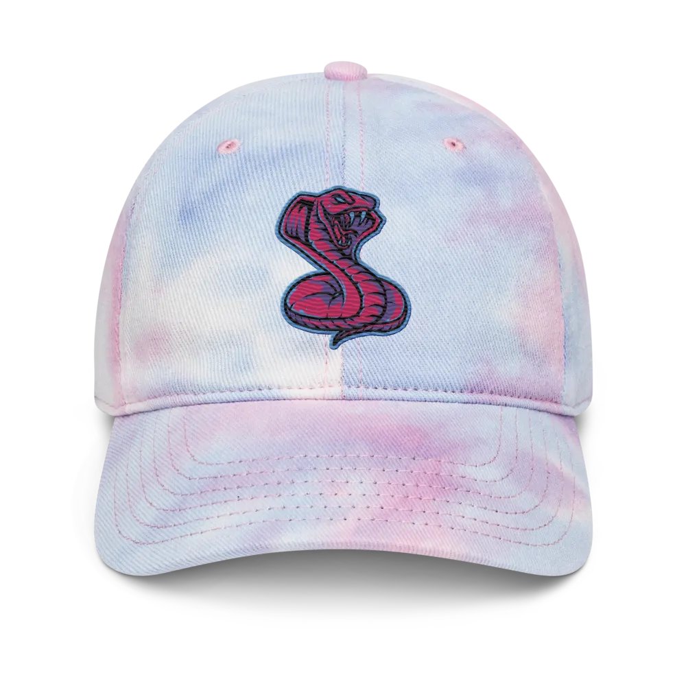 Snek Tie Dye Cap - cotton candy product image (1)