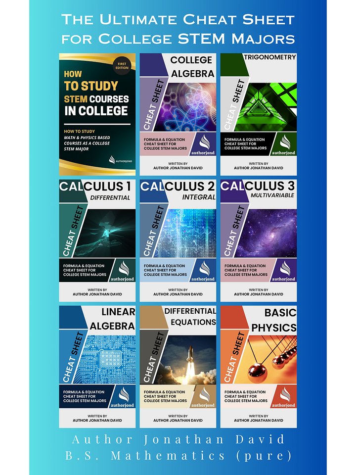 Copy of The Ultimate Cheat Sheet for Math and Physics product image (1)