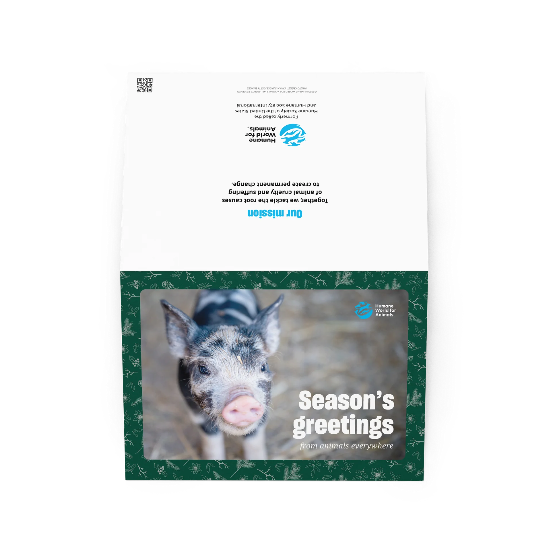Holiday card - Pig design product image (2)