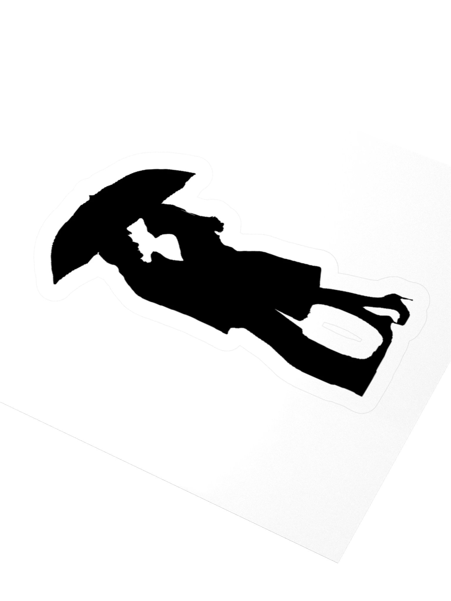 Two Hearts Kiss Cut Sticker product image (3)