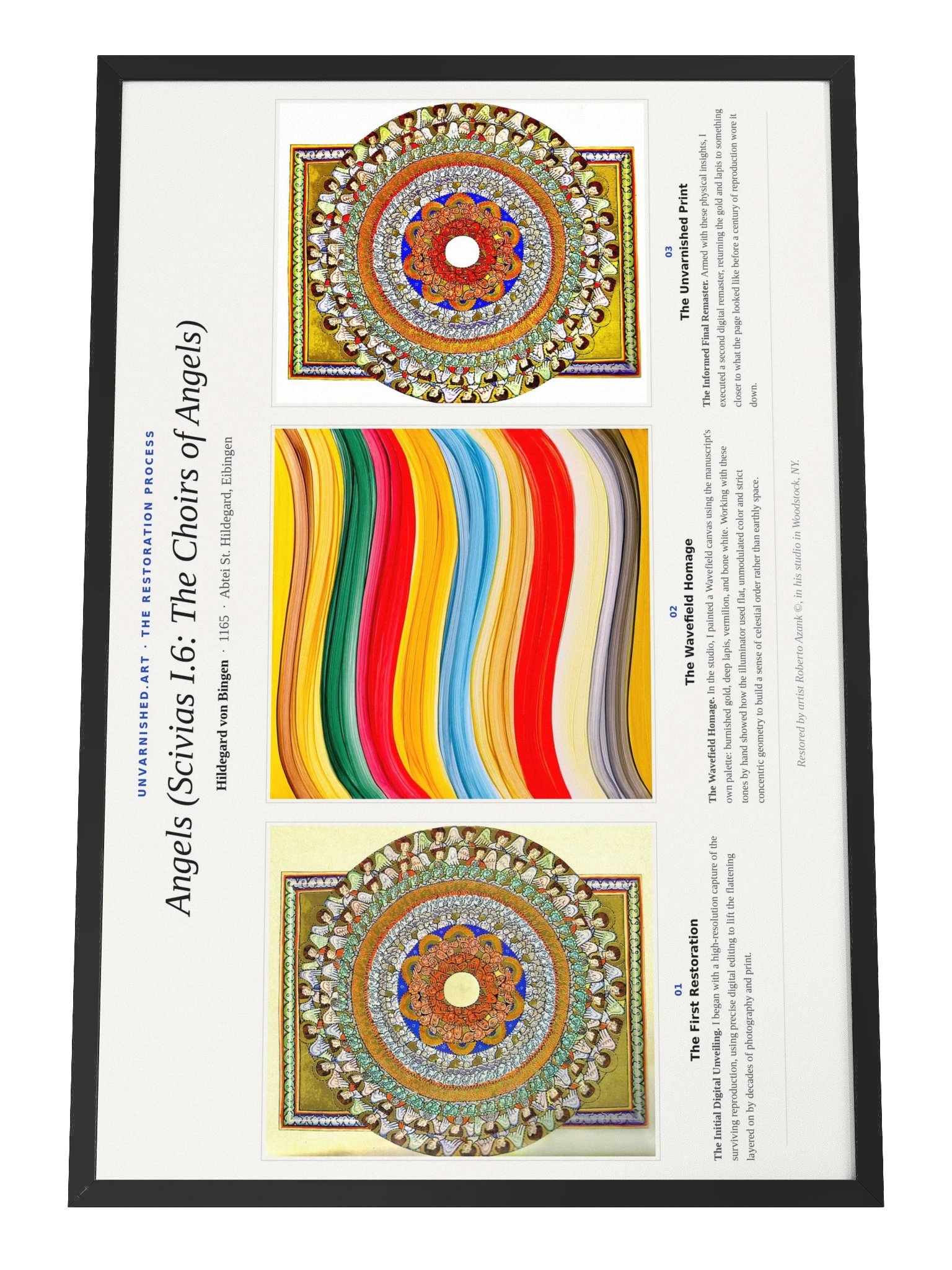 Angels (Scivias I.6: The Choirs of Angels) — Framed Process Poster product image (1)