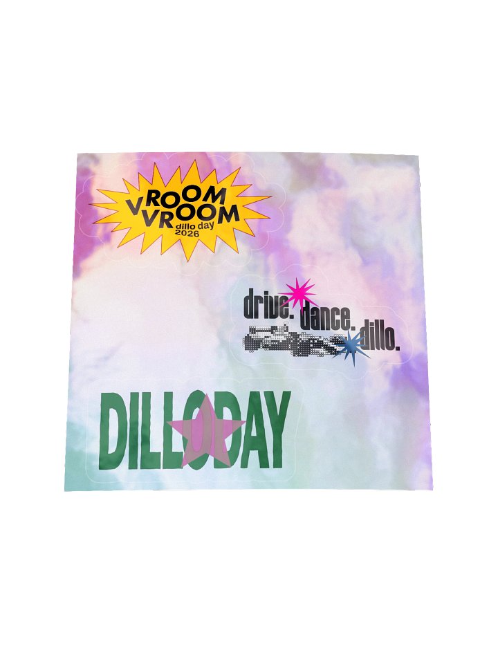 Dillo 54 Holographic Sticker Sheet product image (1)
