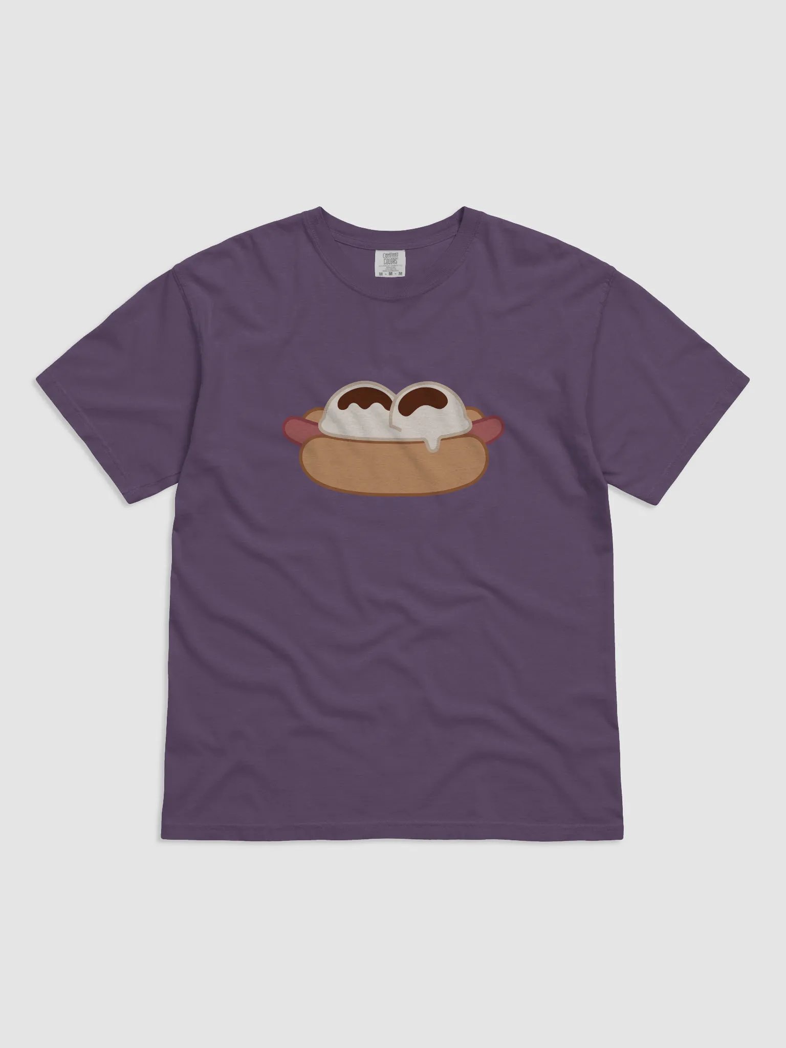 Ice Cream on a Hot Dog Big Artwork Heavyweight Tee product image (7)