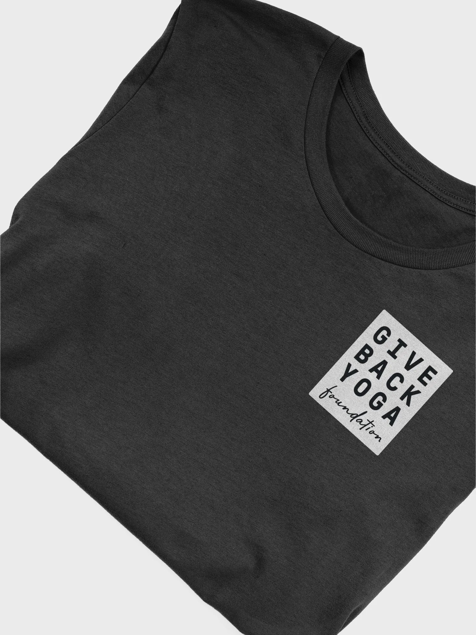 Give Back Yoga Tee - Black product image (4)