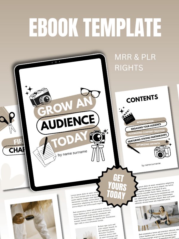MRR/PLR Business eBook Template in Canva product image (1)