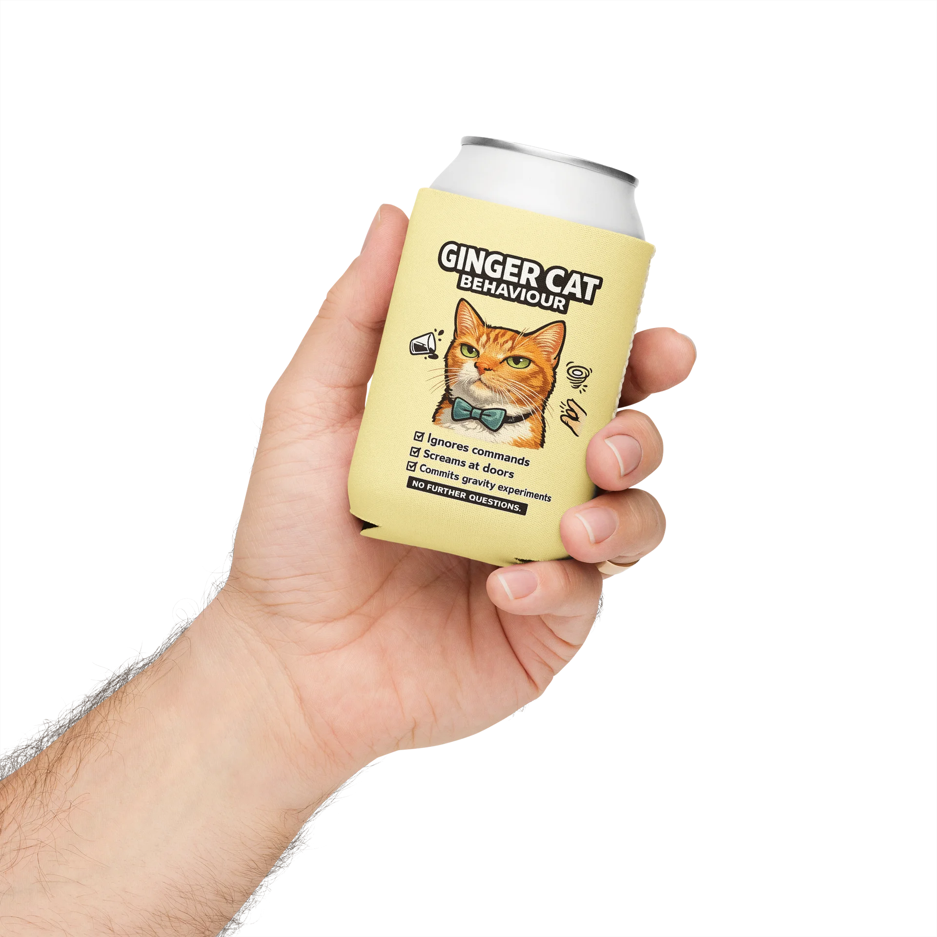 Ginger Cat Behavior Can Cooler product image (4)