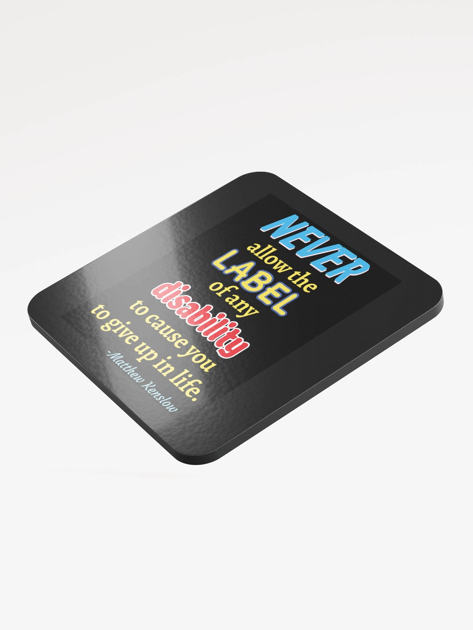 Glossed Cork Coaster [Quote 3] product image (3)